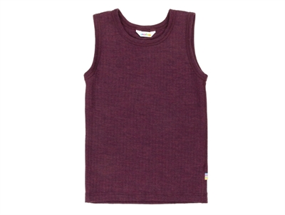 Joha wool undershirt plum in merino wool