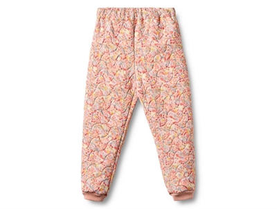 Wheat Alex thermo trousers fruits and flowers with rib edges