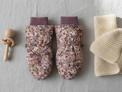 Wheat flowers in plenty puffer mittens Jazz