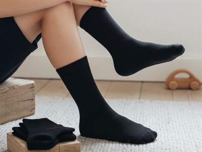 MP socks bamboo black (2-Pack)
