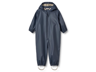 Wheat Mika rain suit ink with detachable hood