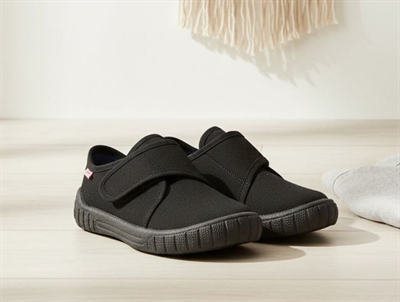 Superfit Bill slippers black with velcro