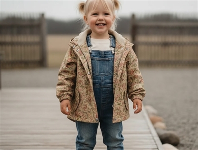 Wheat transition jacket Ada moonstone flowers