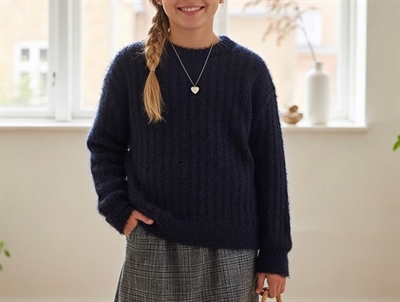 Creamie pullover fluffy black