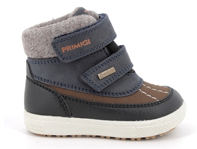 Primigi vinterstøvle blå/sort med uldfoer og GORE-TEX