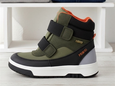 Primigi winter boot olive green with GORE-TEX and wool lining