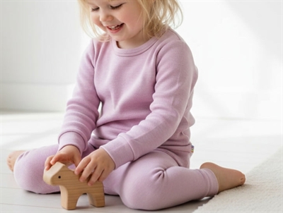 Joha rosa melange merino wool set