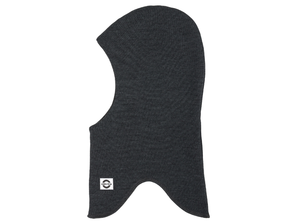 Mikk-Line balaclava dark grey with windstopper
