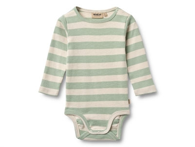 Wheat Freddie body mint stripe in cotton