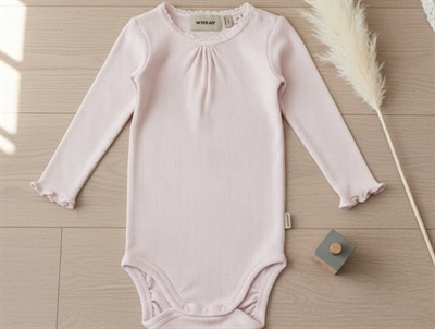 Wheat rose ballet rib bodysuit Lotta