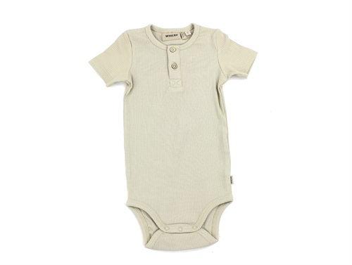 Wheat feather gray rib bodysuit Magnus
