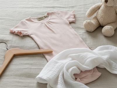 Wheat rose ballet rib bodysuit Edna