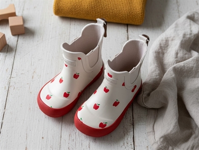 Bisgaard short rubber boot blue with astronaut print