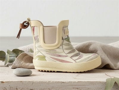 Bisgaard rubber shoes beige leaves