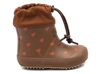 Bisgaard care bears winter rubber boots short with wool lining  