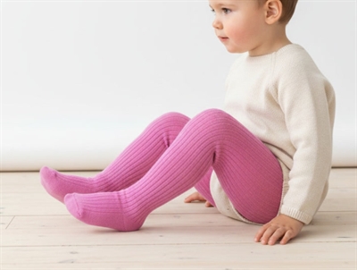 Melton dusty pink cotton tights