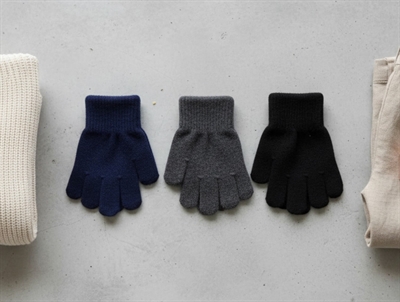 Mikk-line blue nights/antrazite/black gloves wool/synthetic (3-pack)