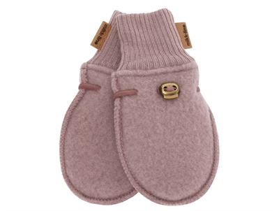 Mikk-line mittens twilight mauve merino wool