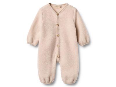 Wheat Levi fleece wool suit pale lilac with front buttons