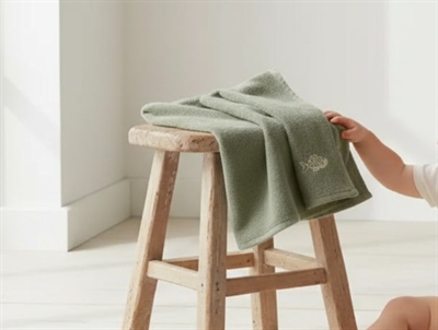 Soft Gallery towel oil green