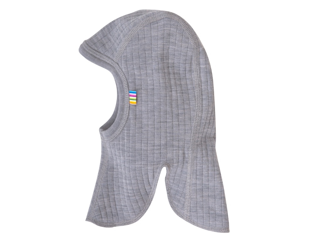 Joha light grey melange elephant hat merino wool  