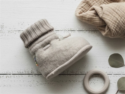 Joha sesame melange booties merino wool