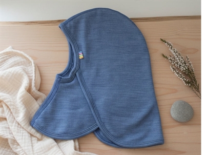 Joha balaclava balaclava dusty blue melange wool