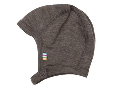 Joha navy helmet merino wool/silk  