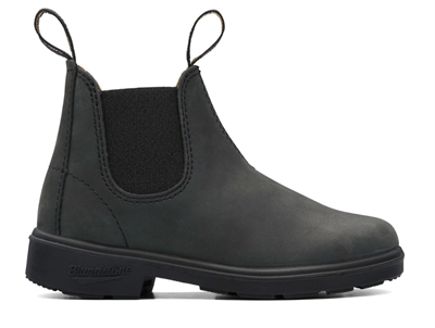 Angulus brown ankle boot with perforated pattern