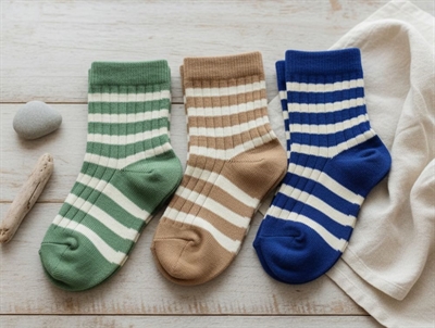 MP true blue mix striped socks Eli (3-pack)