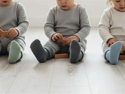 MP socks dusty blue mix cotton (3-pack)