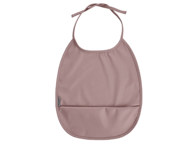 Mikk-Line bib adobe rose with catch pocket