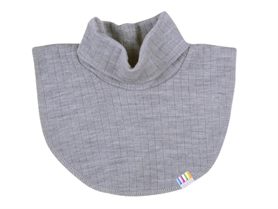 Joha grey melange neck warmer merino wool  