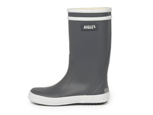 Aigle Lolly Pop rubber boot gray