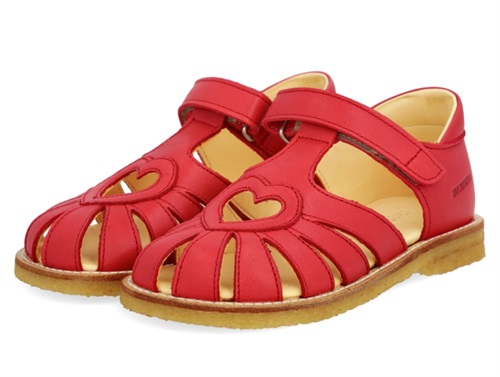 Angulus sandal red with heart
