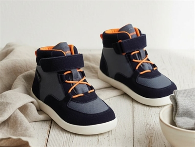 Bundgaard teal/navy transitional boots/winter sneakers Briley with TEX