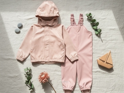 Wheat Ola rain set hazel with detachable hood