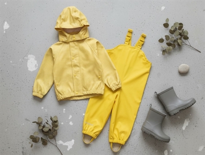 Wheat Ola rain set hazel with detachable hood
