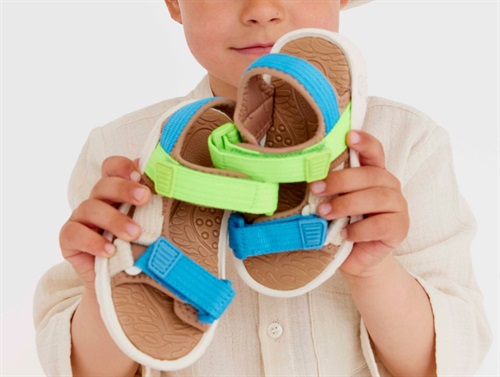 Bisgaard sandal Nico blue multi