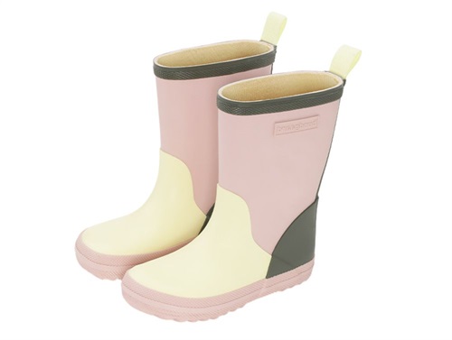 Bundgaard Charly rubber boot yellow/pink/green