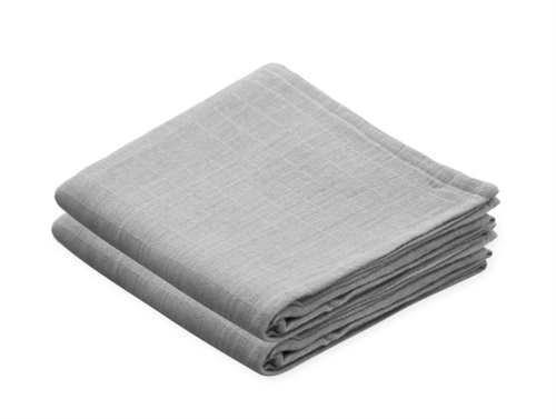 Cam Cam Muslin cloth diaper gray (2-Pack)