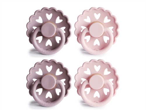 FRIGG the little mermaid/the snow queen pacifier Fairytale latex (4-pack)