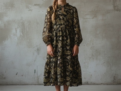 Sofie Schnoor Girls dress black flower