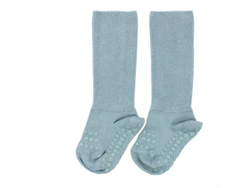Gobabygo bamboo socks dusty blue