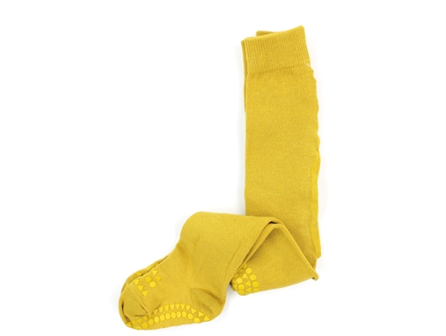 GoBabyGo crawling tights mustard