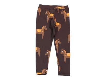 Mini Rodini baths leggings horse brown