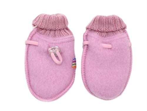 Joha old rose mittens merino wool  