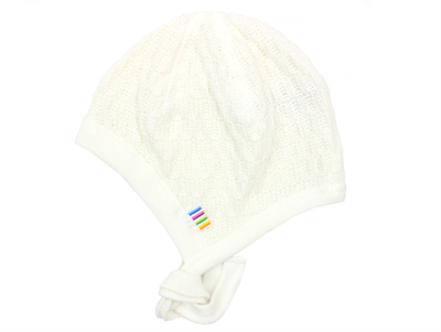 Joha hat for babies off-white cotton