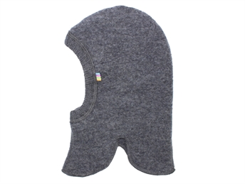 Joha coke melange balaclava elephant hat merino wool  