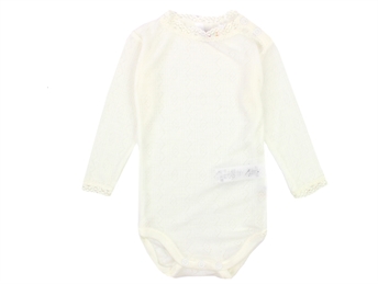 Joha natural body merino wool/silk with lace
